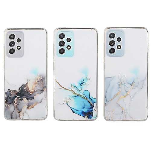 

Phone Case For Samsung Galaxy Back Cover S21 S21 Plus S21 Ultra Galaxy A52 Galaxy A72 Galaxy A32 5G Galaxy A12 Galaxy A02s Galaxy A02 Shockproof Dustproof Marble TPU