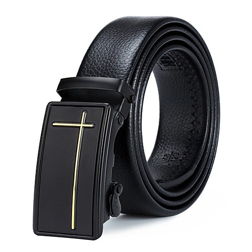 

Men's Wide Belt Office / Career Daily Wear As the Picture Belt Solid Color