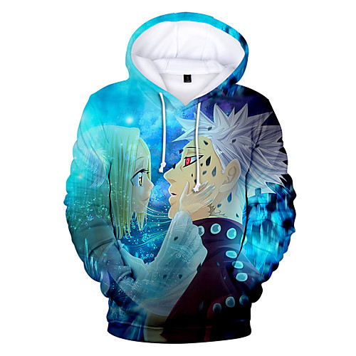 

Inspired by The Seven Deadly Sins Cosplay Anime Cartoon 100% Polyester 3D Harajuku Graphic Kawaii Hoodie For Women's / Men's