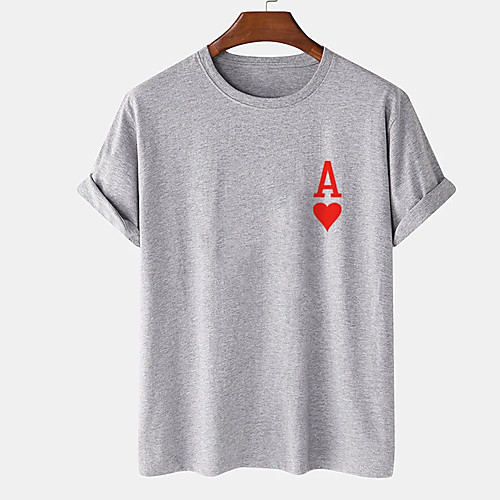 

Men's Unisex Tee T shirt Hot Stamping Graphic Prints Letter Plus Size Print Short Sleeve Casual Tops Cotton Basic Designer Big and Tall White Black Khaki