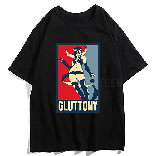 

Inspired by The Seven Deadly Sins Cosplay Anime Cartoon Polyester / Cotton Blend Print Harajuku Graphic Kawaii T-shirt For Women's / Men's