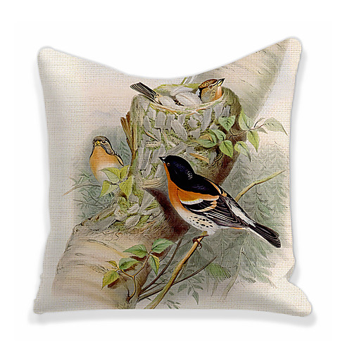 

Double Side Cushion Cover 1PC Faux Linen Soft Decorative Square Throw Pillow Cover Cushion Case Pillowcase for Sofa Bedroom Superior Quality Machine Washable Outdoor Cushion for Sofa Couch Bed Chair