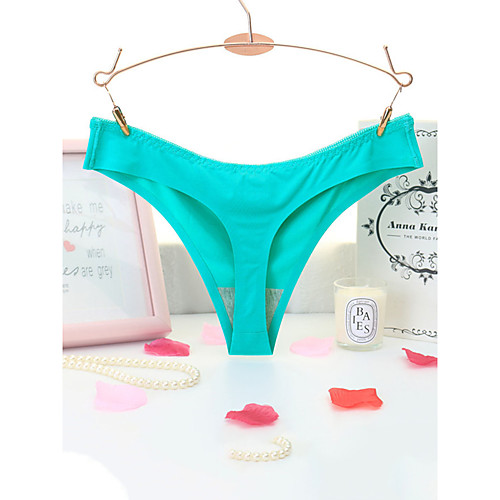 

Women's Basic Brief Micro-elastic Low Waist 1 PC Wine One-Size