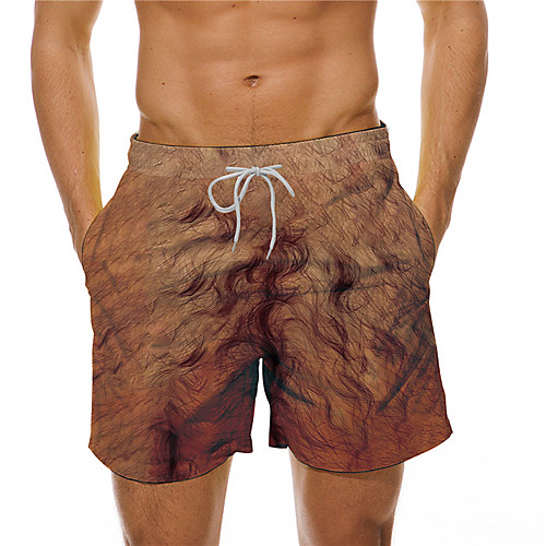 

Men's Designer Casual / Sporty Big and Tall Quick Dry Breathable Soft Holiday Beach Swimming Pool Shorts Bermuda shorts Swim Trucks Pants Abstract Graphic Prints Short Drawstring Elastic Drawstring