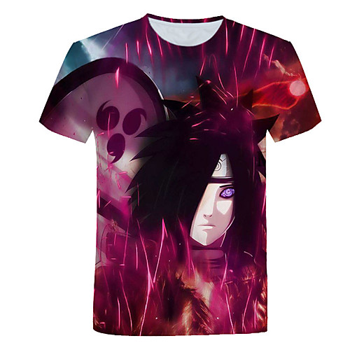 

Inspired by Naruto Anime Cartoon 100% Polyester 3D 3D Harajuku Graphic T-shirt For Women's / Men's