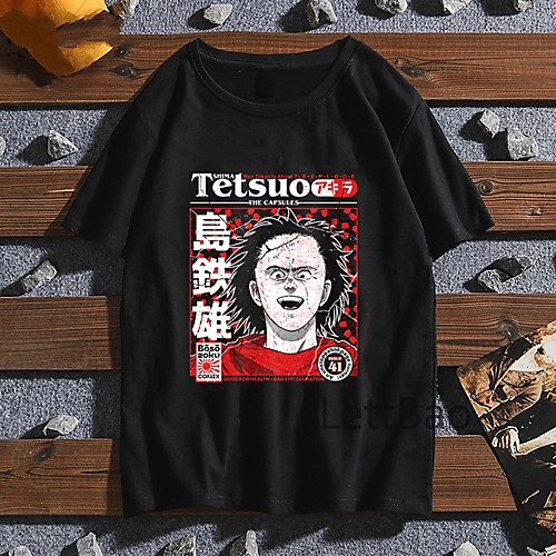 

Inspired by Akira Cosplay Anime Cartoon Polyester / Cotton Blend Print Harajuku Graphic Kawaii T-shirt For Women's / Men's