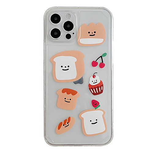 

Phone Case For Apple Back Cover iPhone 12 Pro Max 11 SE 2020 X XR XS Max 8 7 Shockproof Dustproof Transparent Geometric Pattern TPU