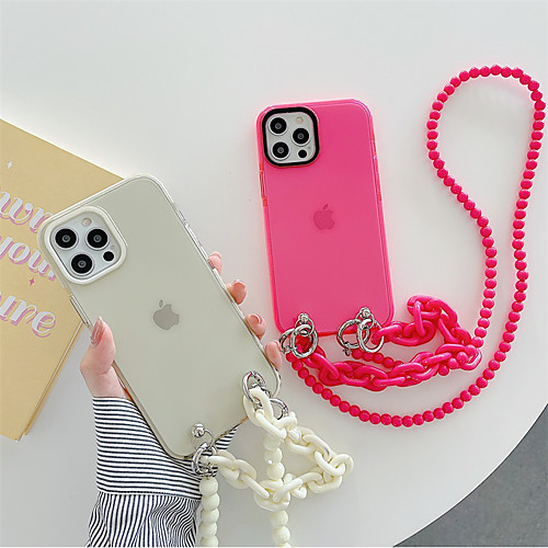 

Phone Case For Apple Back Cover iPhone 12 Pro Max 11 SE 2020 X XR XS Max 8 7 Shockproof Dustproof Solid Colored TPU