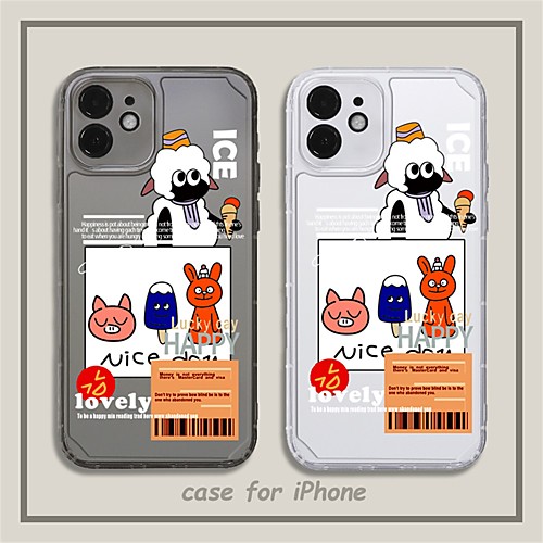 

Phone Case For Apple Back Cover iPhone 12 Pro Max 11 SE 2020 X XR XS Max 8 7 Shockproof Dustproof Cartoon TPU