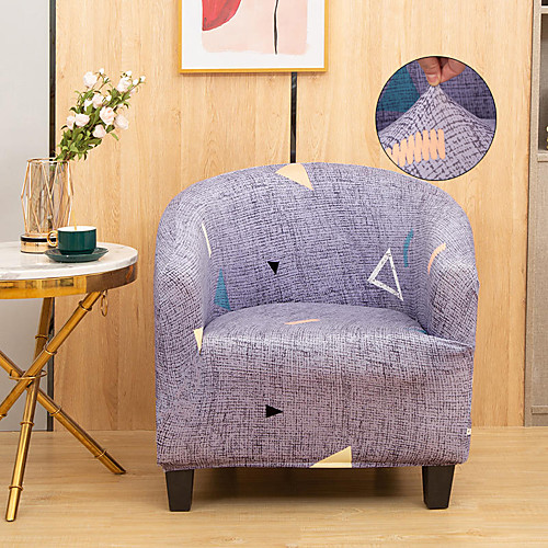 

1 Seater Sofa Slipcover Furniture Protector Elastic Sofa Covers Stretch Couch Cover for Living Room Printed Armchair Covers Hot Sale Couch Cover Easy to Install