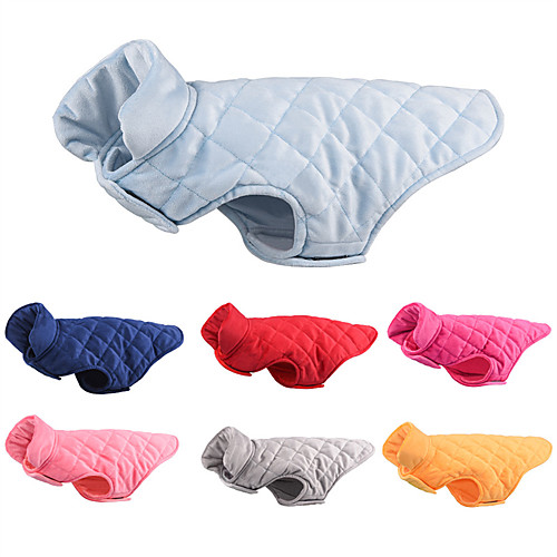 

Dog Vest Dog Costume Solid Colored Euramerican Dailywear Casual / Daily Winter Dog Clothes Puppy Clothes Dog Outfits Breathable Yellow Red Light Red Costume for Girl and Boy Dog Plush S M L XL XXL