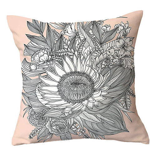 

Double Side Cushion Cover 1PC Soft Decorative Square Throw Pillow Cover Cushion Case Pillowcase for Bedroom Livingroom Superior Quality Machine Washable Outdoor Cushion for Sofa Couch Bed Chair