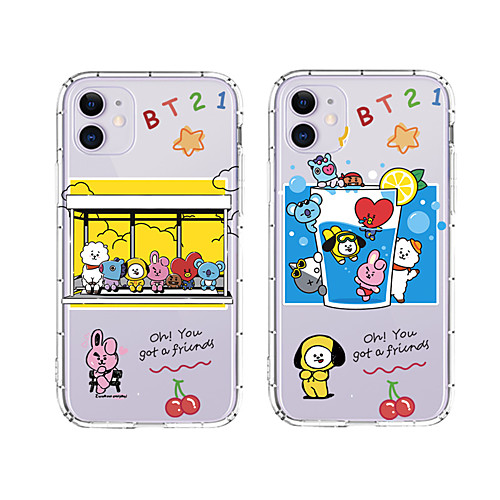 

Phone Case For Apple Back Cover iPhone 11 Pro Max SE 2020 X XR XS Max 8 7 Shockproof Dustproof Cartoon Graphic TPU