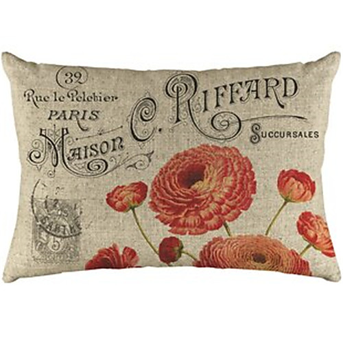 

Vintage Floral Double Side Cushion Cover 1PC Soft Decorative Square Throw Pillow Cover Cushion Case Pillowcase for Bedroom Livingroom Superior Quality Machine Washable Outdoor Cushion for Sofa Couch Bed Chair