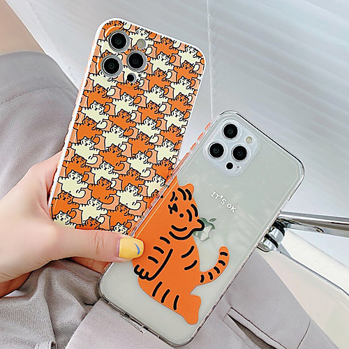 

Phone Case For Apple Back Cover iPhone 12 Pro Max 11 X XR XS Max Shockproof Dustproof Graphic TPU