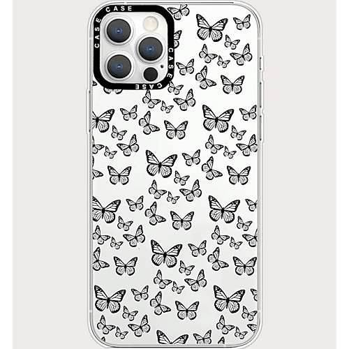 

Phone Case For Apple Back Cover iPhone 12 Pro Max 11 SE 2020 X XR XS Max 8 7 Shockproof Dustproof Graphic Butterfly TPU