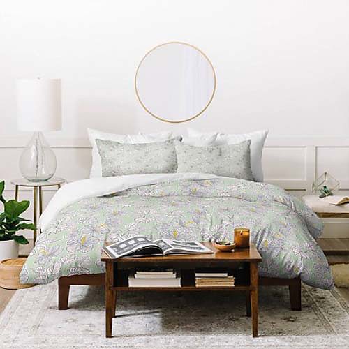 

3-Piece Duvet Cover Set Hotel Bedding Sets Comforter Cover with Soft Lightweight Microfiber Include 1 Duvet Cover 2 Pillowcases for Double/Queen/King(1 Pillowcase for Twin/Single)