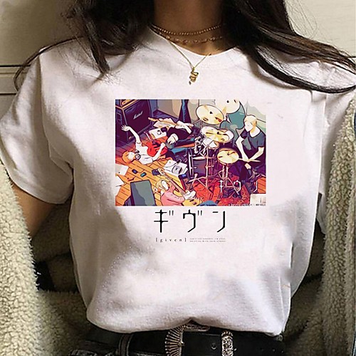 

Inspired by Cosplay Cosplay Anime Cartoon Polyester / Cotton Blend Print Harajuku Graphic Kawaii T-shirt For Women's / Men's