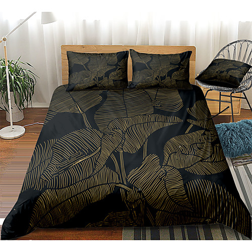 

Duvet Cover Sets 3 Piece Rayon / Polyester 3D Rainbow Reactive Print Bohemian Style