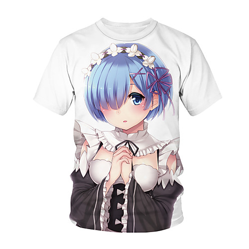 

Inspired by Fate / Zero Cosplay Anime Cartoon 100% Polyester 3D Harajuku Graphic Kawaii T-shirt For Women's / Men's