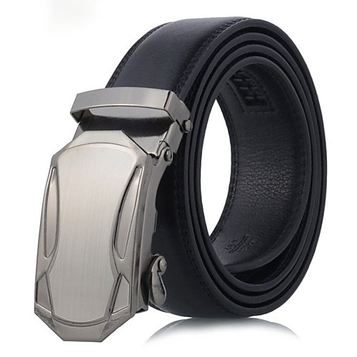 

Men's Wide Belt Office / Career Daily Wear As the Picture Belt Solid Color
