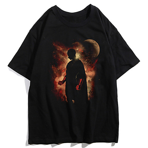 

Inspired by ONE PUNCH-MAN Cosplay Anime Cartoon Polyester / Cotton Blend Print Harajuku Graphic Kawaii T shirt For Women's / Men's