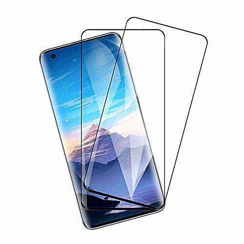 

snnisttek tempered glass protective film for xiaomi mi 10, [2 pieces] tempered glass screen protector for xiaomi mi 10, 9h hardness & no bubbles, high definition & anti-fingerprint