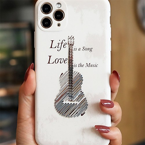 

Phone Case For Apple Back Cover iPhone 12 Pro Max 11 SE 2020 X XR XS Max 8 7 Shockproof Dustproof Word / Phrase TPU