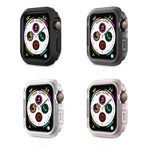 

Smart watch Case Cases For Apple iWatch 44mm Silicone Screen Protector Smart Watch Case Compatibility