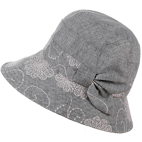 

Women's Bucket Hat Sports & Outdoor Dailywear Floral Style Floral Grey Toast Hat / Beige / Blue / Khaki / Spring / Summer