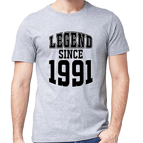 

Men's Unisex Tee T shirt Hot Stamping Graphic Prints Letter Plus Size Print Short Sleeve Casual Tops Cotton Basic Designer Big and Tall Black Light gray