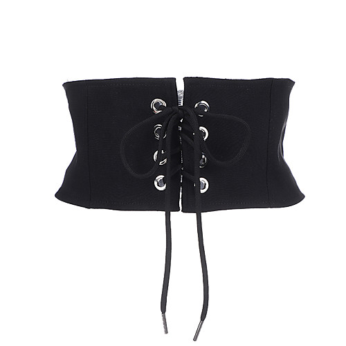 

Women's Skinny Belt leatherette Belt Solid Colored / Party