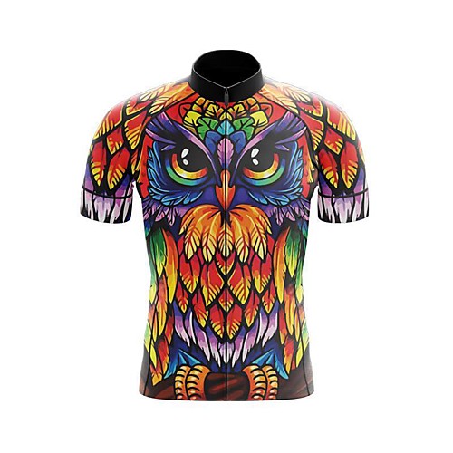 

21Grams Women's Short Sleeve Cycling Jersey Summer Spandex BlueOrange Bike Top Mountain Bike MTB Road Bike Cycling Sports Clothing Apparel / Stretchy / Athleisure