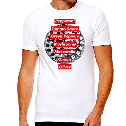 

Men's Unisex Tee T shirt Hot Stamping Graphic Prints Letter Plus Size Print Short Sleeve Casual Tops Cotton Basic Designer Big and Tall White