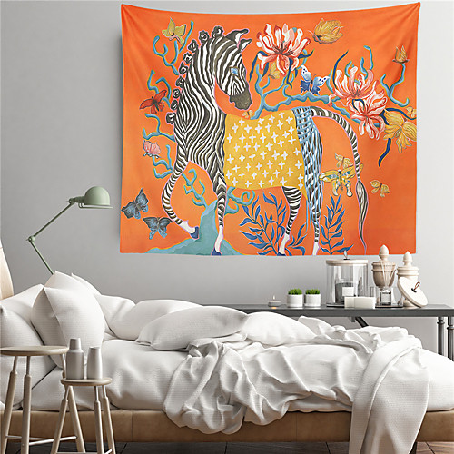 

Floral Wall Tapestry Art Decor Blanket Curtain Hanging Home Bedroom Living Room Decoration Polyester