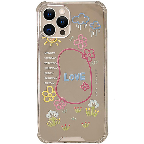 

Phone Case For Apple Back Cover iPhone 12 Pro Max 11 SE 2020 X XR XS Max 8 7 Shockproof Dustproof Geometric Pattern TPU