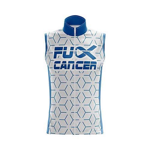 

21Grams Women's Sleeveless Cycling Jersey Summer Spandex BlueWhite Bike Top Mountain Bike MTB Road Bike Cycling Quick Dry Moisture Wicking Sports Clothing Apparel / Stretchy / Athleisure