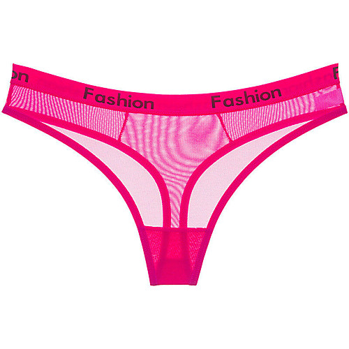 

Women's Basic Sexy Panties / Basic Panties High Elasticity Mid Waist 1 PC Yellow One-Size