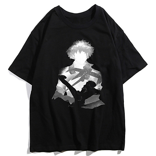 

Inspired by Cowboy Bebop Cosplay Anime Cartoon Polyester / Cotton Blend Print Harajuku Graphic Kawaii T shirt For Women's / Men's