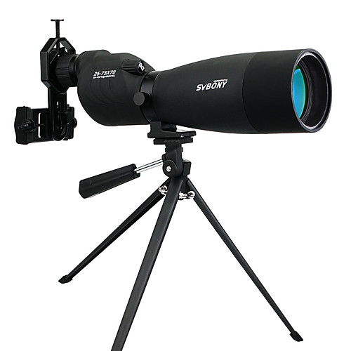 

25-75 X 70 mm Monocular Telescope Waterproof Zoomable With Tripod for Bird Watching Hunting Camping Travelling Wildlife Scenery
