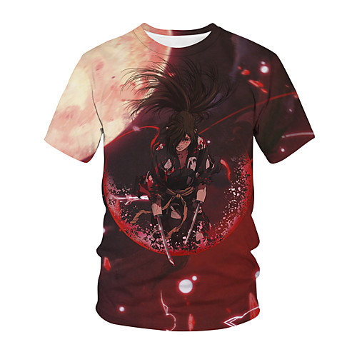 

Inspired by Dororo Cosplay Anime Cartoon 100% Polyester 3D Harajuku Graphic Kawaii T-shirt For Women's / Men's
