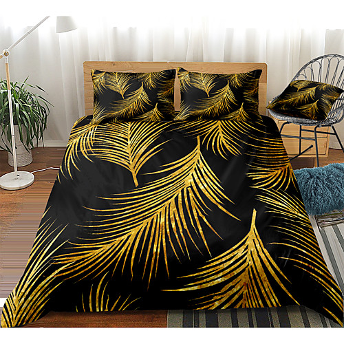 

Duvet Cover Sets 3 Piece Rayon / Polyester 3D Rainbow Reactive Print Bohemian Style