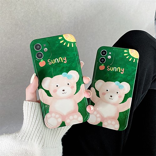 

Phone Case For Apple Back Cover iPhone 12 Pro Max 11 SE 2020 X XR XS Max 8 7 Shockproof Dustproof Graphic Animal TPU