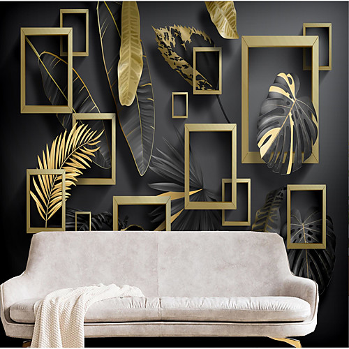 

Mural Wallpaper Wall Sticker Covering Print Peel and Stick Removable Tropical Palm Leaf Canvas Home Décor