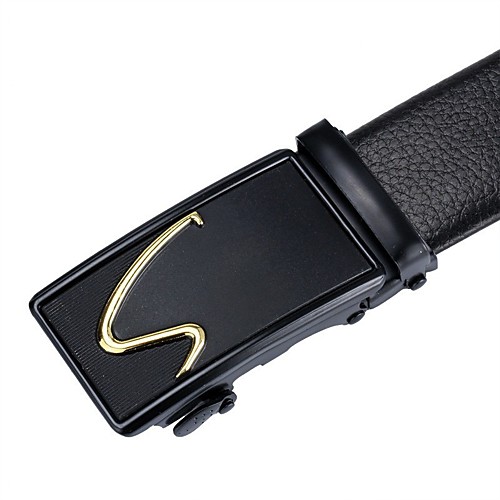 

Men's Wide Belt Office / Career Daily Wear As the Picture Belt Solid Color