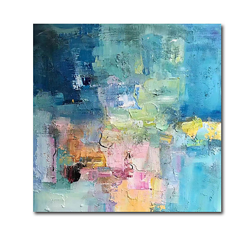 

Oil Painting Handmade Hand Painted Wall Art Modern Craft PaintingBlue Abstract Home Decoration Dcor Rolled Canvas No Frame Unstretched