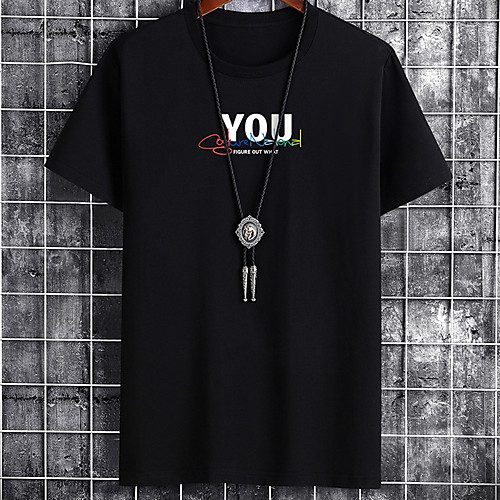 

Men's Unisex Tee T shirt Hot Stamping Graphic Prints Letter Plus Size Zero two Print Short Sleeve Casual Tops Cotton Basic Designer Big and Tall White Black Gray