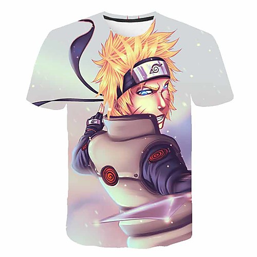 

Inspired by Naruto Uchiha Sasuke Anime Cartoon 100% Polyester 3D Harajuku Graphic Kawaii T-shirt For Women's / Men's