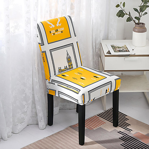 

Chair Cover Multi Color / Geometric / Classic Yarn Dyed Polyester Slipcovers