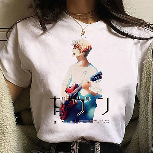 

Inspired by Cosplay Cosplay Anime Cartoon Polyester / Cotton Blend Print Harajuku Graphic Kawaii T shirt For Women's / Men's